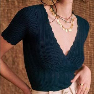 Sézane Knit Cloe Top